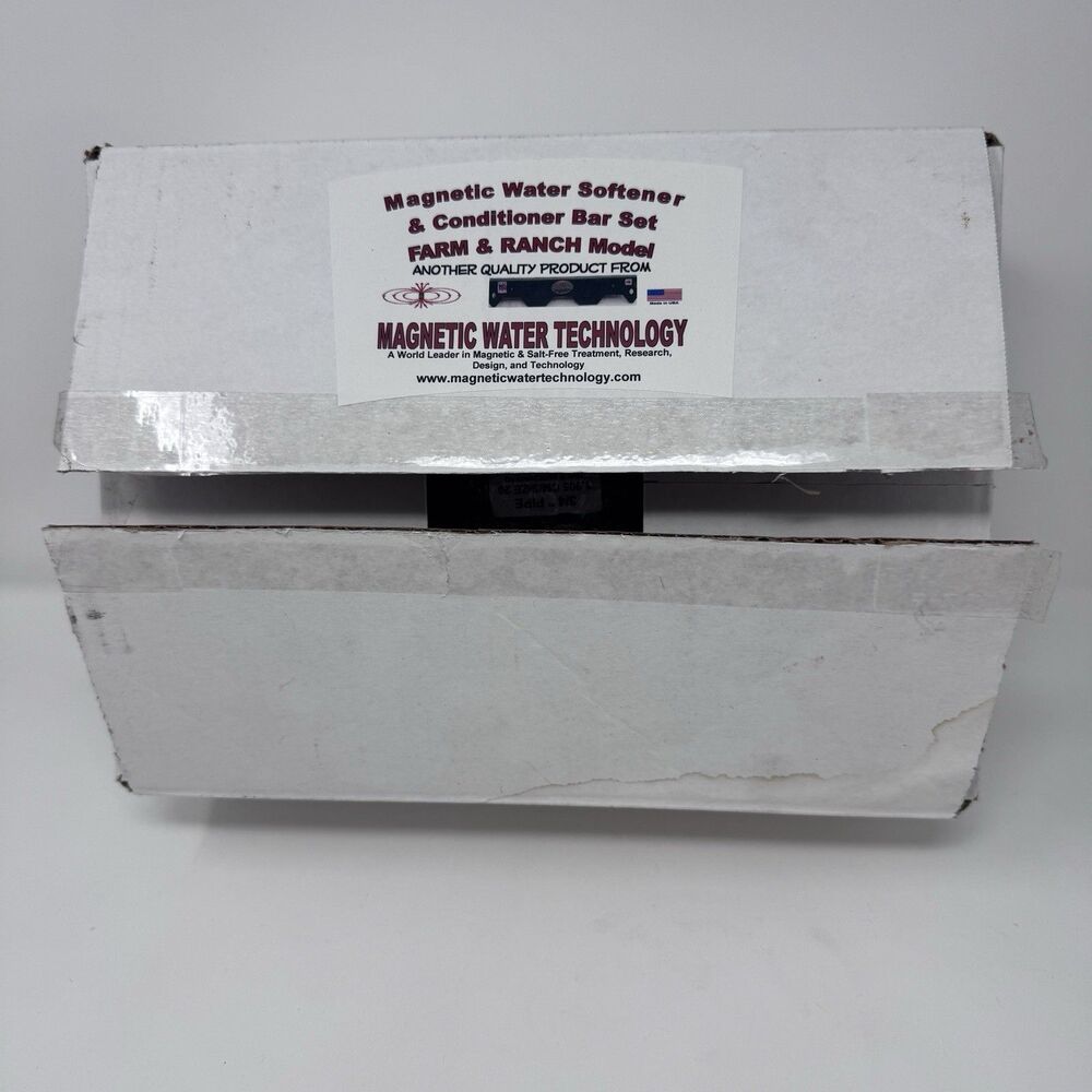 Magnetic Water Softener & Conditioner Bar Set Farm & Ranch Model Salt Free NEW